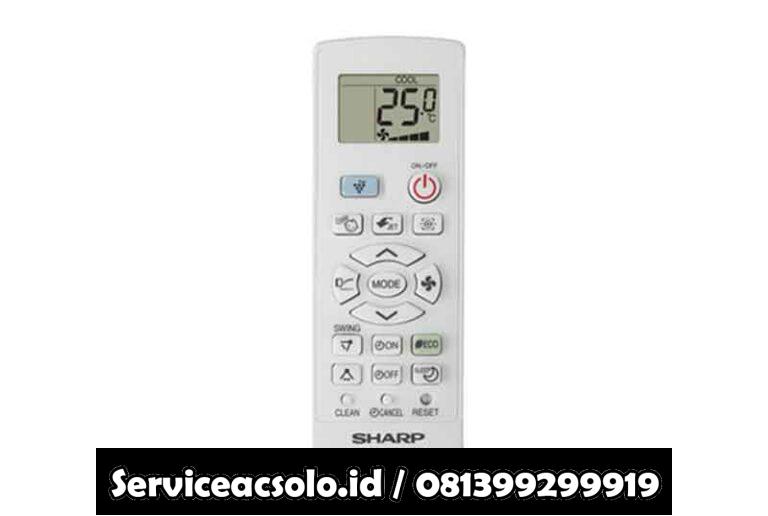 cara reset ac sharp