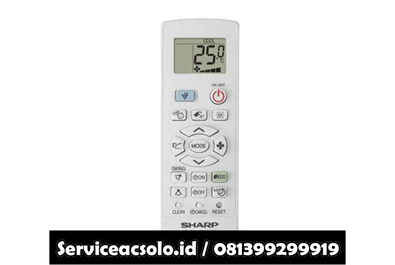 cara reset ac sharp